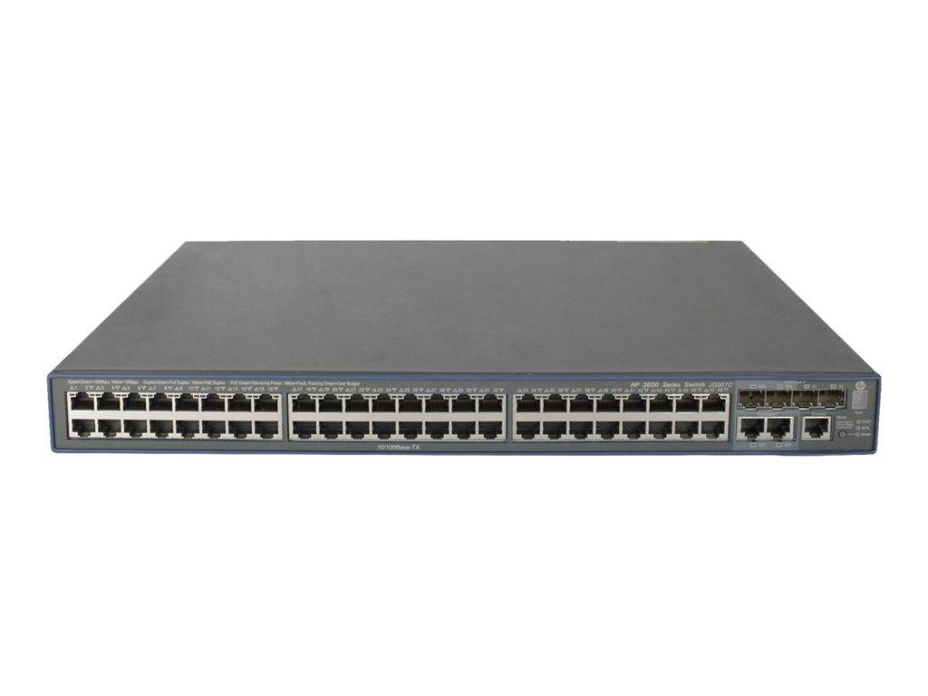 HPE - Aruba JG307C Switch - 48 Anschlüsse - L3 - managed - stapelbar Netzwerkgerät-4