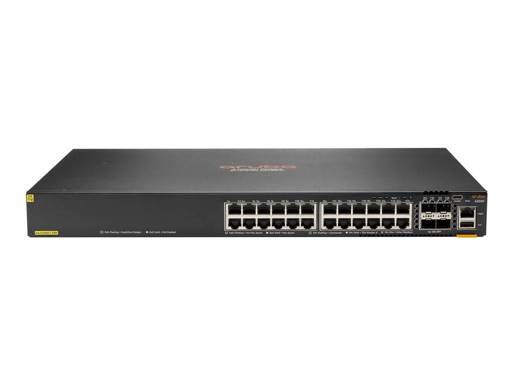 HPE - Aruba 6200F-24G-Class4PoE-4SFP Netzwerkgerät-2
