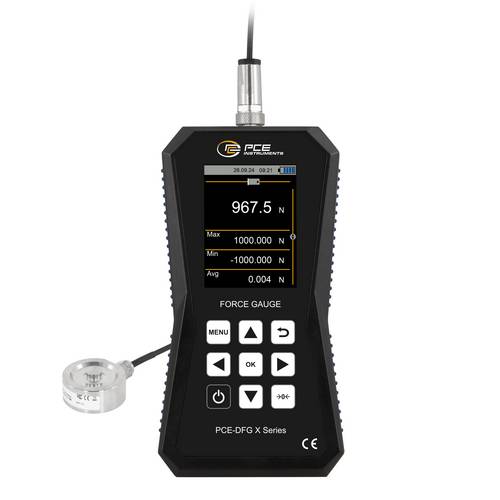 Thumbnail - PCE Instruments Kraftmesser PCE-DFG 1K XF 1000N Genauigkeit ±0,05 % FS 32 GB Speicher für 30 Mio. Messpunkte USB-C