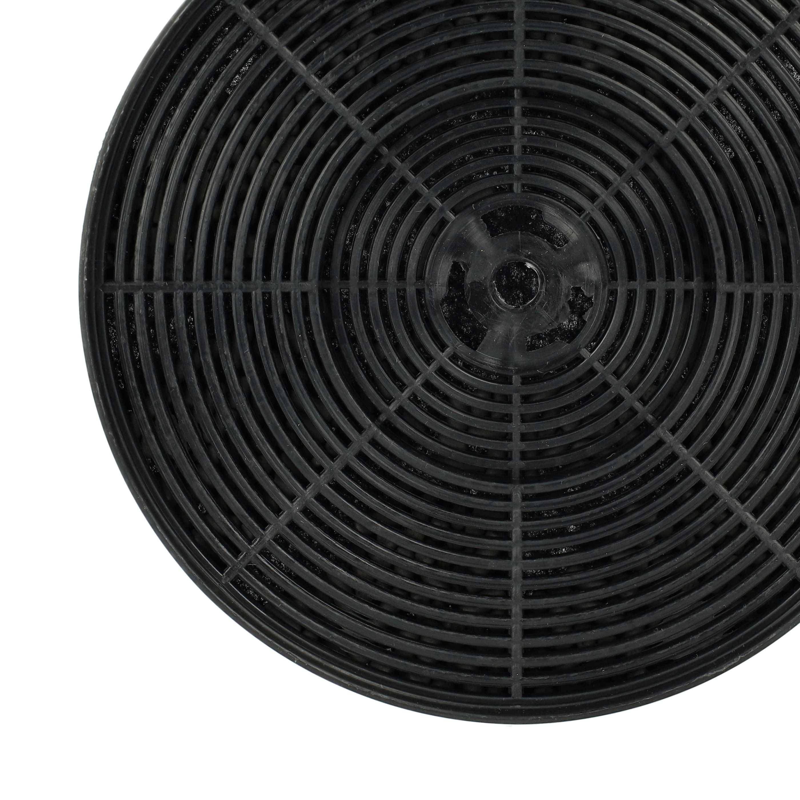 vhbw 4x Aktivkohlefilter kompatibel mit Bomann DU671G | DU661G, DU670IX Dunstabzugshaube - 17,5 cm-4