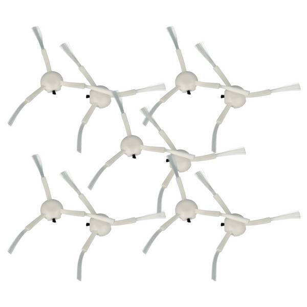 vhbw 10x Seitenbürste kompatibel mit Dreame D9 Max | D9, D10 Plus, D10s, D9 Mistral, F9 Mistral, F9 Saugroboter -