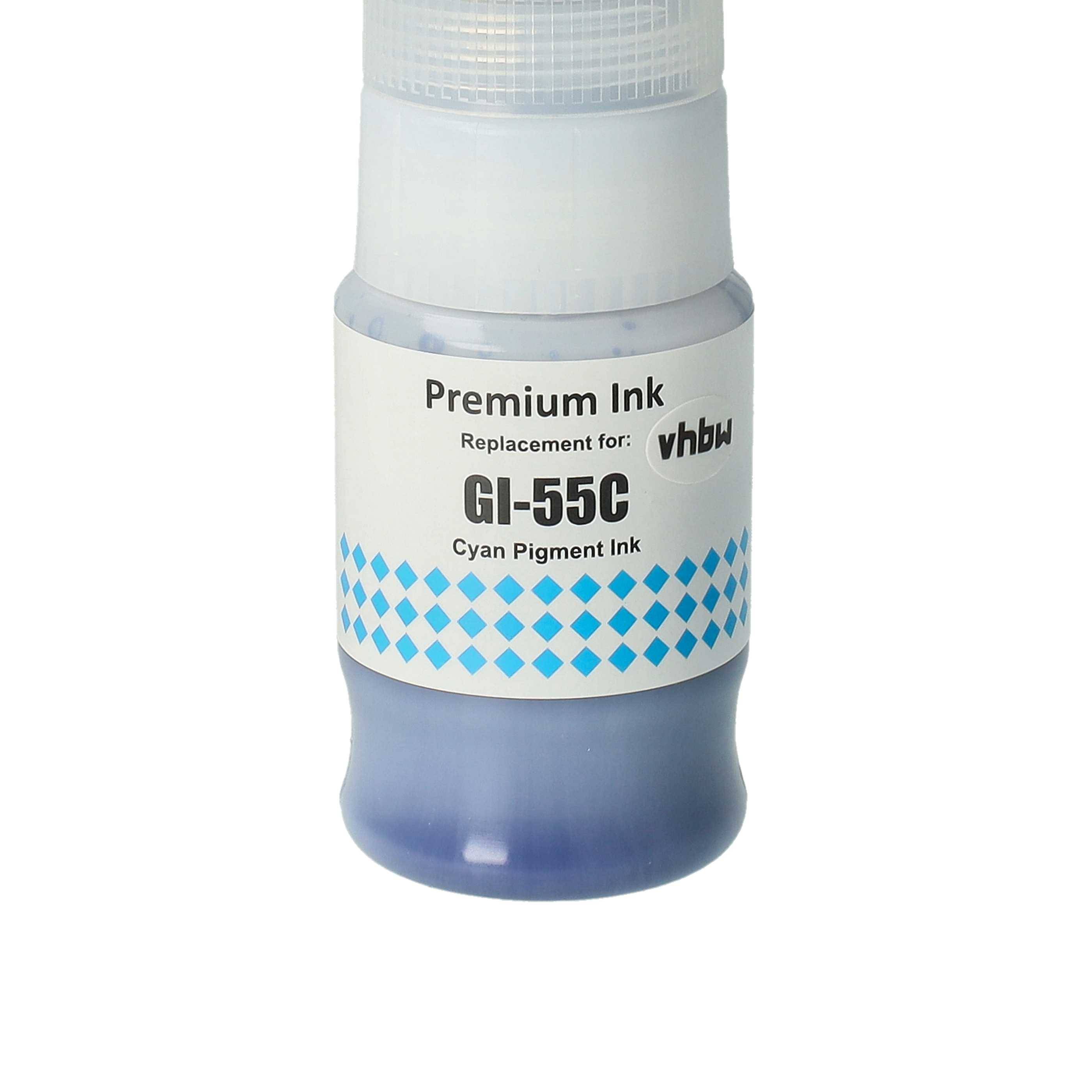 vhbw Nachfülltinte Ersatz für Canon GI-55C | 6289C001 für Drucker - Refilltinte, Pigmentiert, 40ml-4