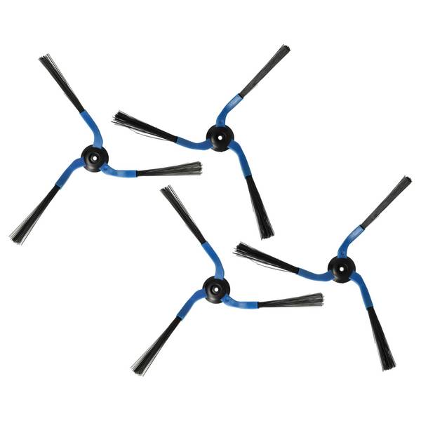vhbw 4x Seitenbürste kompatibel mit Samsung VC-RM72W | VC-RM84V, VC-RM94W Saugroboter - Reinigungsbürsten Set