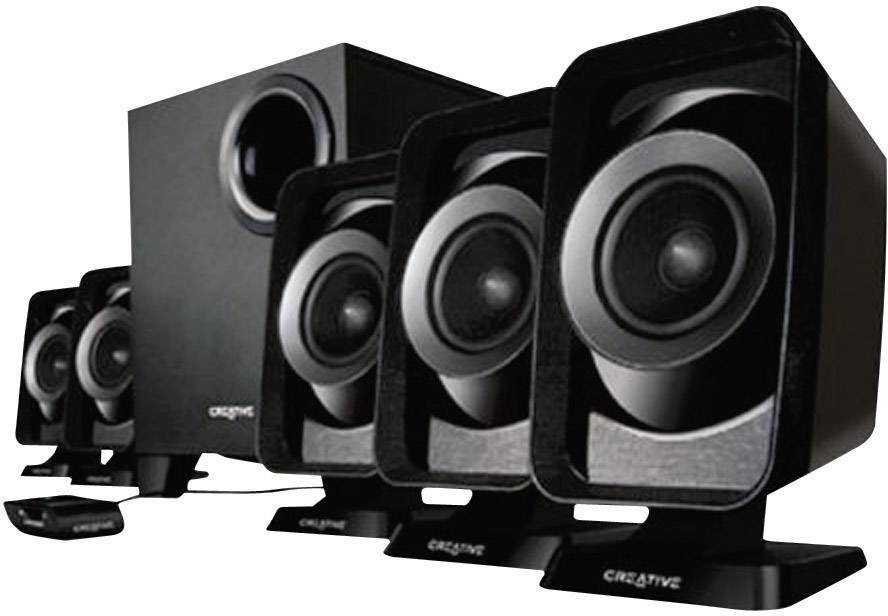 Creative Labs Inspire T6160 5.1 Surround Computer Speakers 6x5W Black