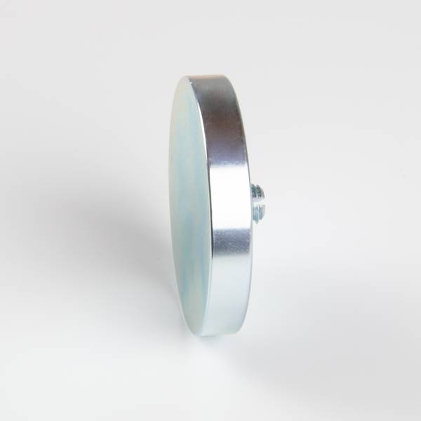 Magna-C Ankerplatte Ø50x8mm mit Gewindezapfen für Elektromagnete, Flachgreifer