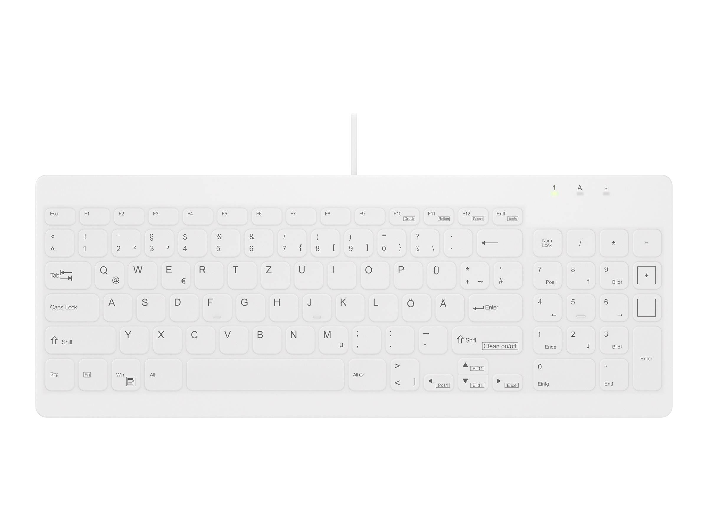 Cherry Contour Active Key QuickClean AK-C7012 - Tastatur-0