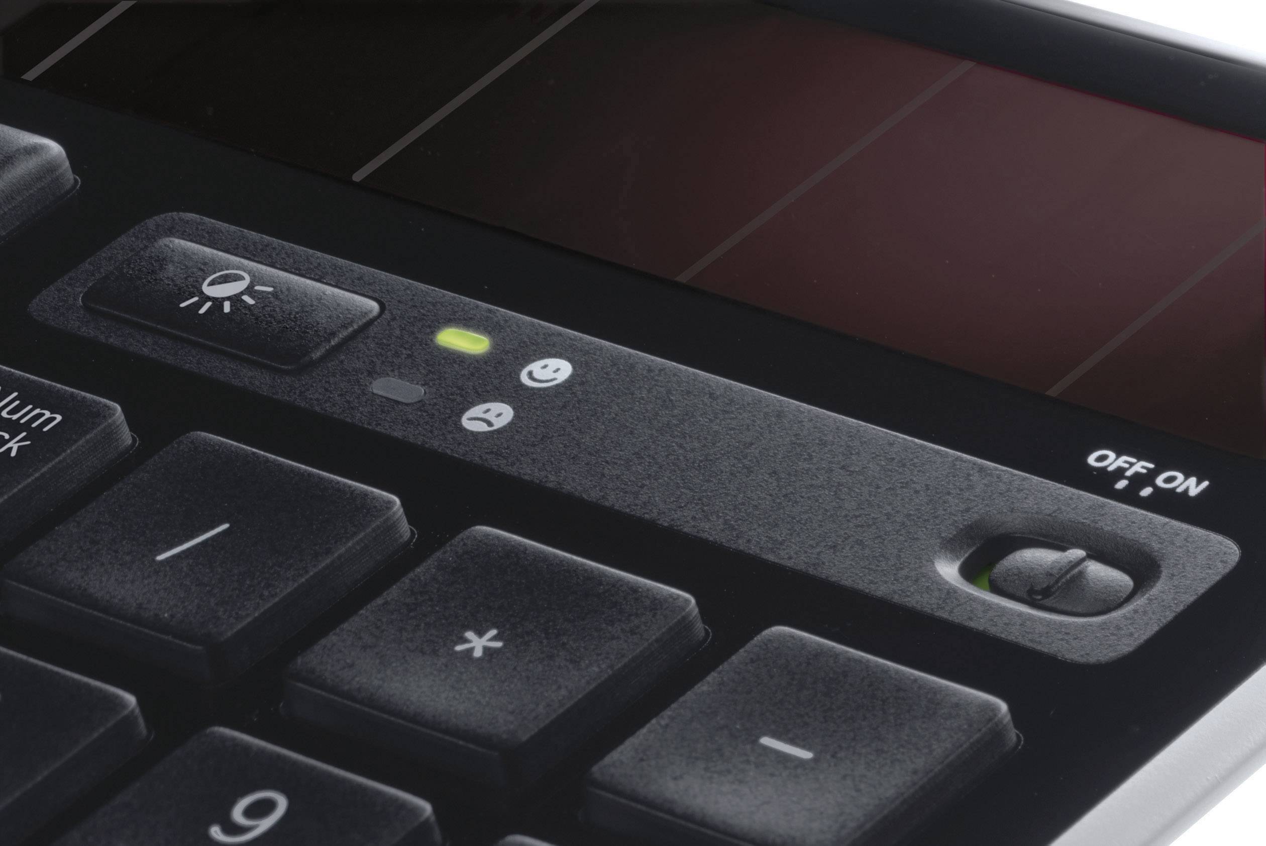 Logitech K750 Wireless Solar Keyboard Funk Tastatur Deutsch, QWERTZ Schwarz Solar-4