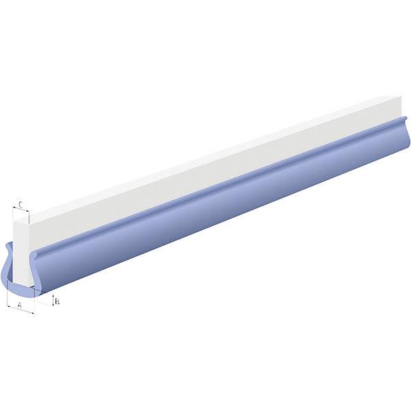 U-Profil PE VE 50 Stk Schenkellänge 80 mm. TAKKT Industrial & Packaging GmbH 81242549