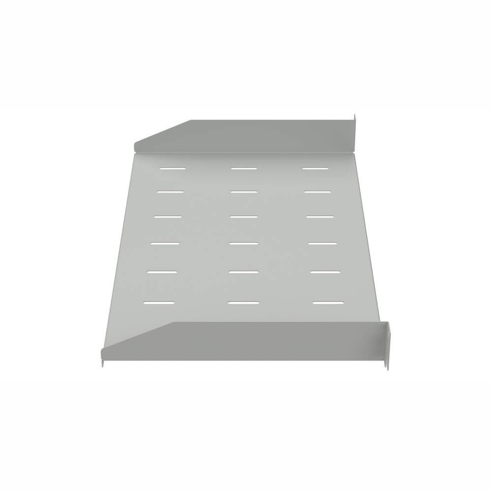 19 Zoll Fachboden 250 mm 1 HE 15 kg Traglast ideal für Netzwerkschrank & Netzwerkschrank Lichtgrau-4