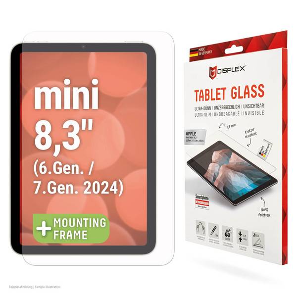 E.V.I. DISPLEX Tablet Glass iPad mini 8,3" (6./7. Gen.)