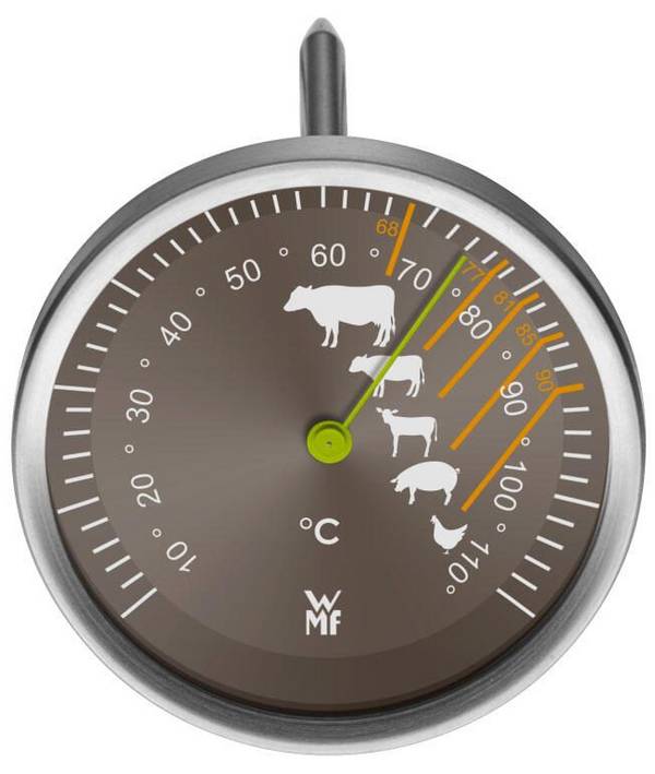 WMF 3201000114 Scala Fleischthermometer schwarz Accessoires für Küche, Bad u. Wo