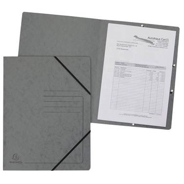 Exacompta Eckspanner DIN A4 dunkelgrau 555471E