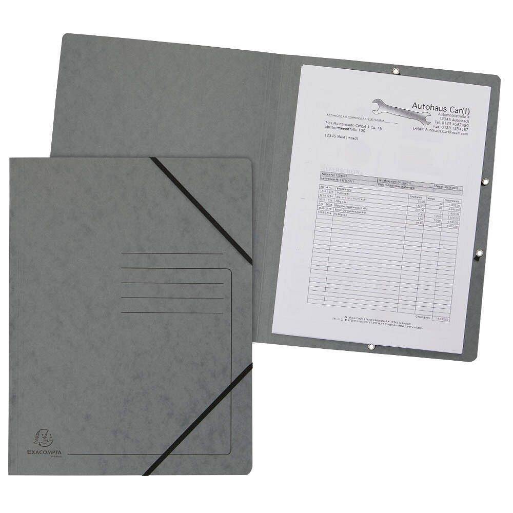 Exacompta Eckspanner DIN A4 dunkelgrau 555471E-0