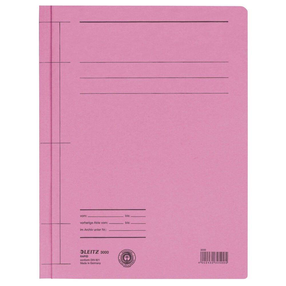 ESSELTE LEITZ - 25 Schnellhefter 3000 Karton pink DIN A4-0
