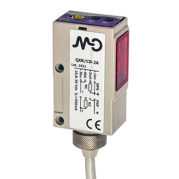 MD Micro Detectors QX3/C0-2A Photoelectric sensor midi Diffuse 300mm NPN/PNP NO 90° optic