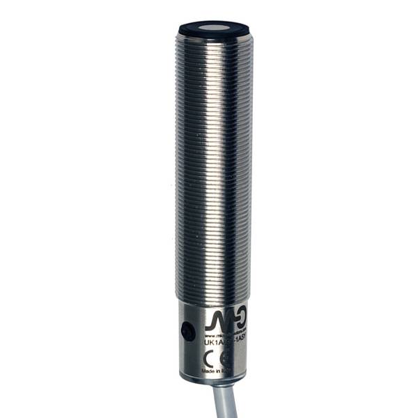 MD Micro Detectors UK1A/G7-1ASY Ultrasonic sensor M18 analog. 0-10 V+PNP NO/NC 50-400mm