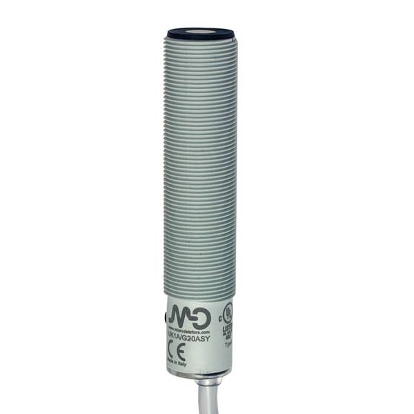 MD Micro Detectors UK1A/G7-0ASY Ultrasonic sensor M18 analog. 0-10 V+PNP NO/NC 50-400mm