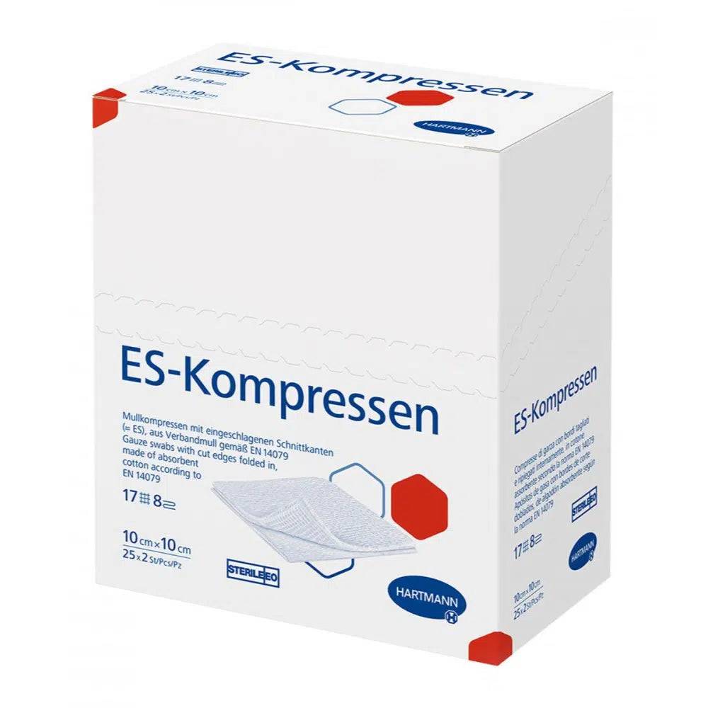 Hartmann ES-Kompressen 10x10 cm, steril - B00LMBZFTC | Packung (25 Binden)-0