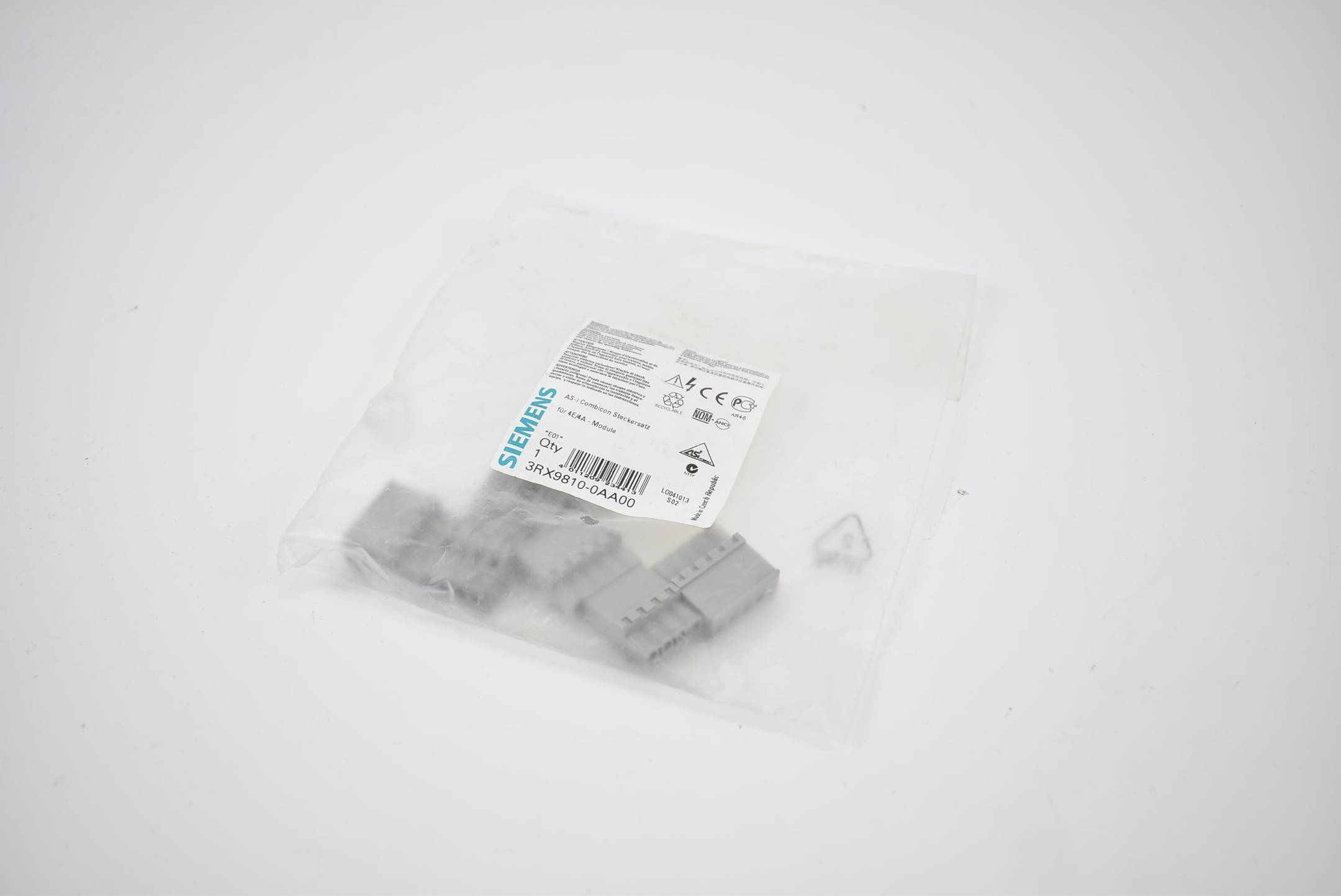 Siemens Dig.Industr. Combiccon Steckersatz 4E/4A 3RX9810-0AA00-0