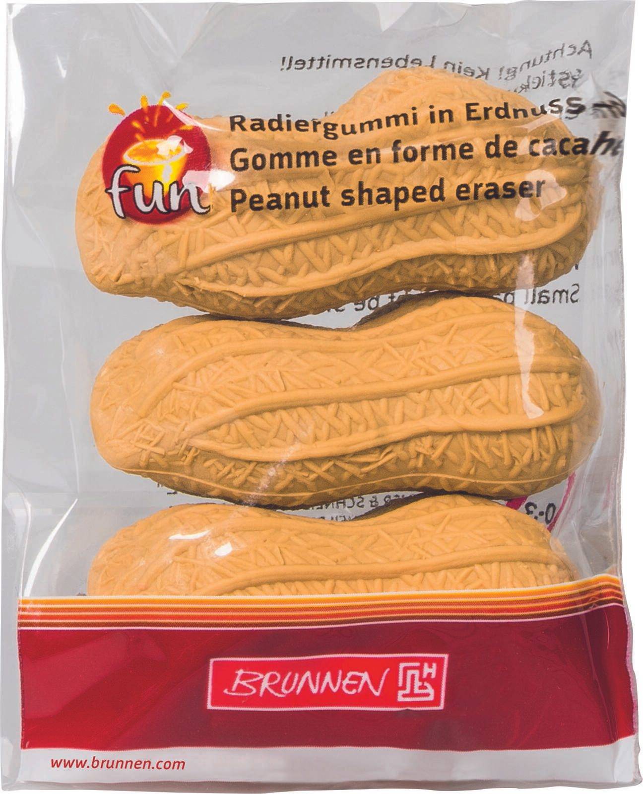 Brunnen Erdnuss, Thermoplastischer Gummi (TPR), Gelb, Erwachsene & Kinder, 40 mm, 15 mm, 15 mm-0