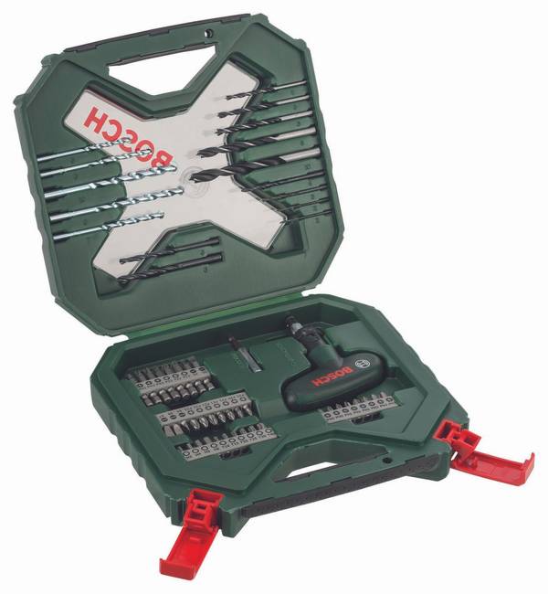 X-Line Classic Bohrer- und Schrauber-Set, 54-teilig