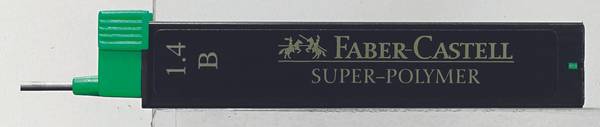 FABER-CASTELL SUPER-POLYMER Bleistiftminen 1.4 mm schwarz 121411