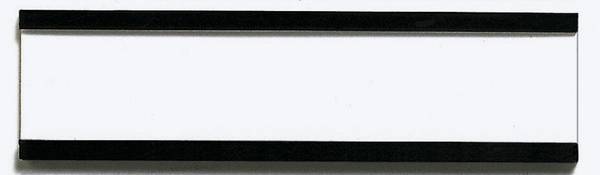 FRANKEN - Namensschild - für 50 x 15 mm - Magnet - braun (Packung mit 40)