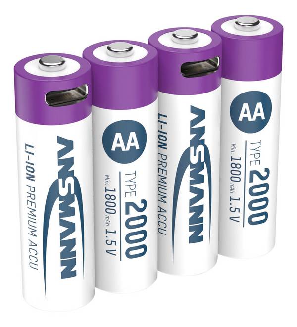 ANSMANN Akkus Mignon AA 1.5 V 1312-0036