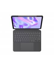 Logitech Combo Touch - Tastatur und Foliohülle - mit Trackpad - hinterleuchtet - Apple Smart connect-0