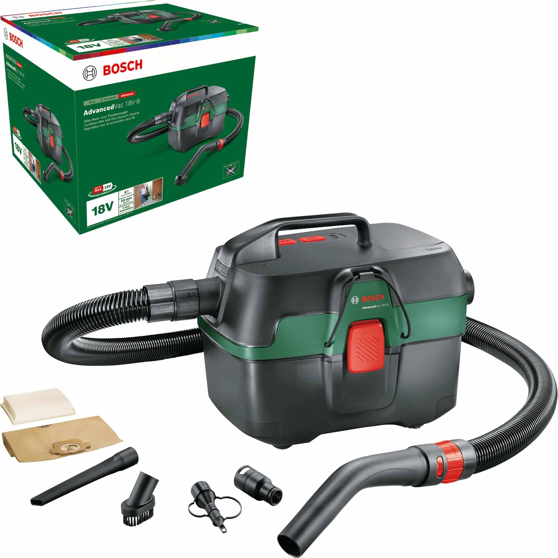 Bosch Akku Nass & Trockensauger Staubsauger Advanced Vac 18 V 8 Car Edition Solo-0