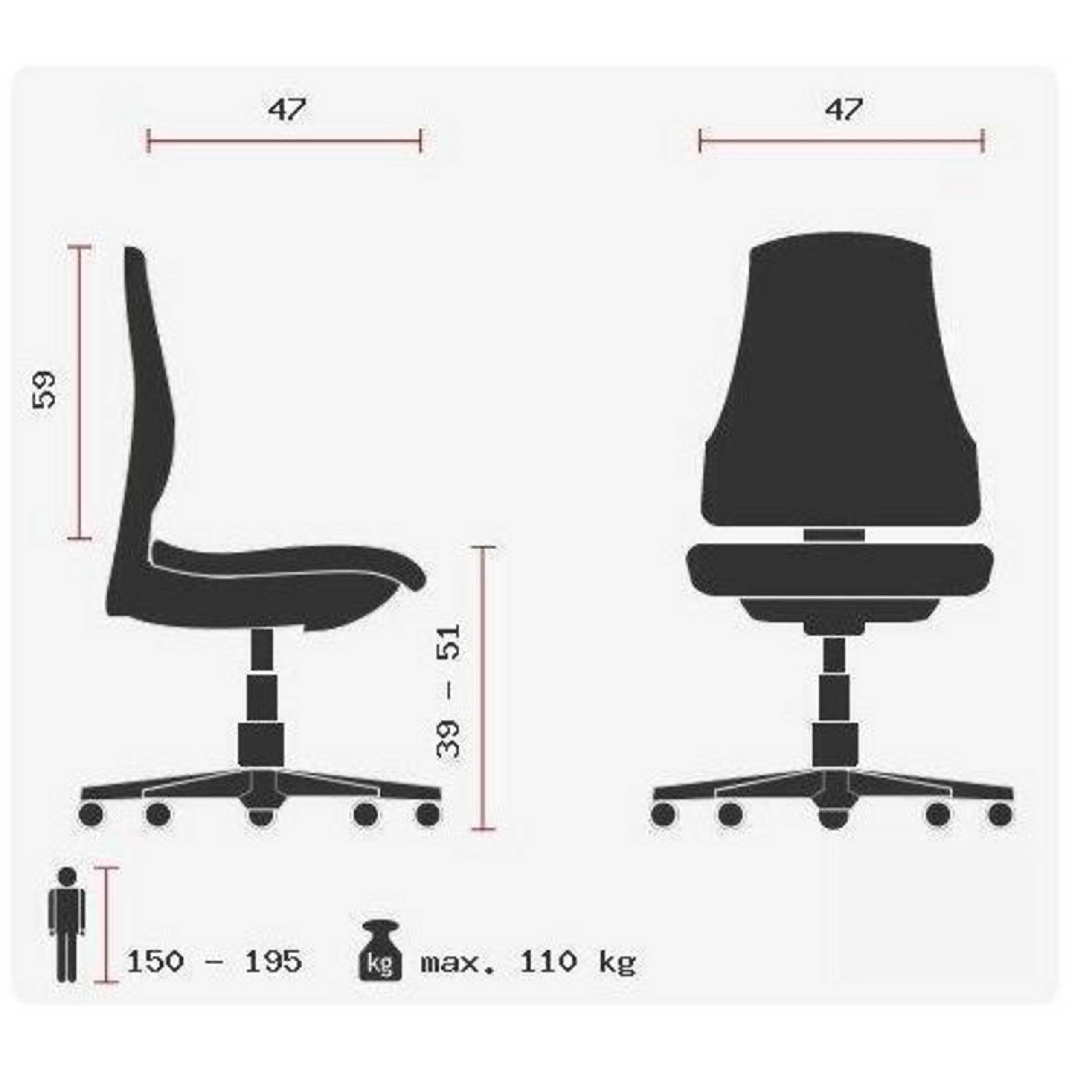 Topstar Bürostuhl Drehstuhl HJH SOLUTION BASIC schwarz-1