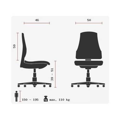 SP Topstar Bürostuhl Drehstuhl Head Point SY Stoff/Netzstoff schwarz-1