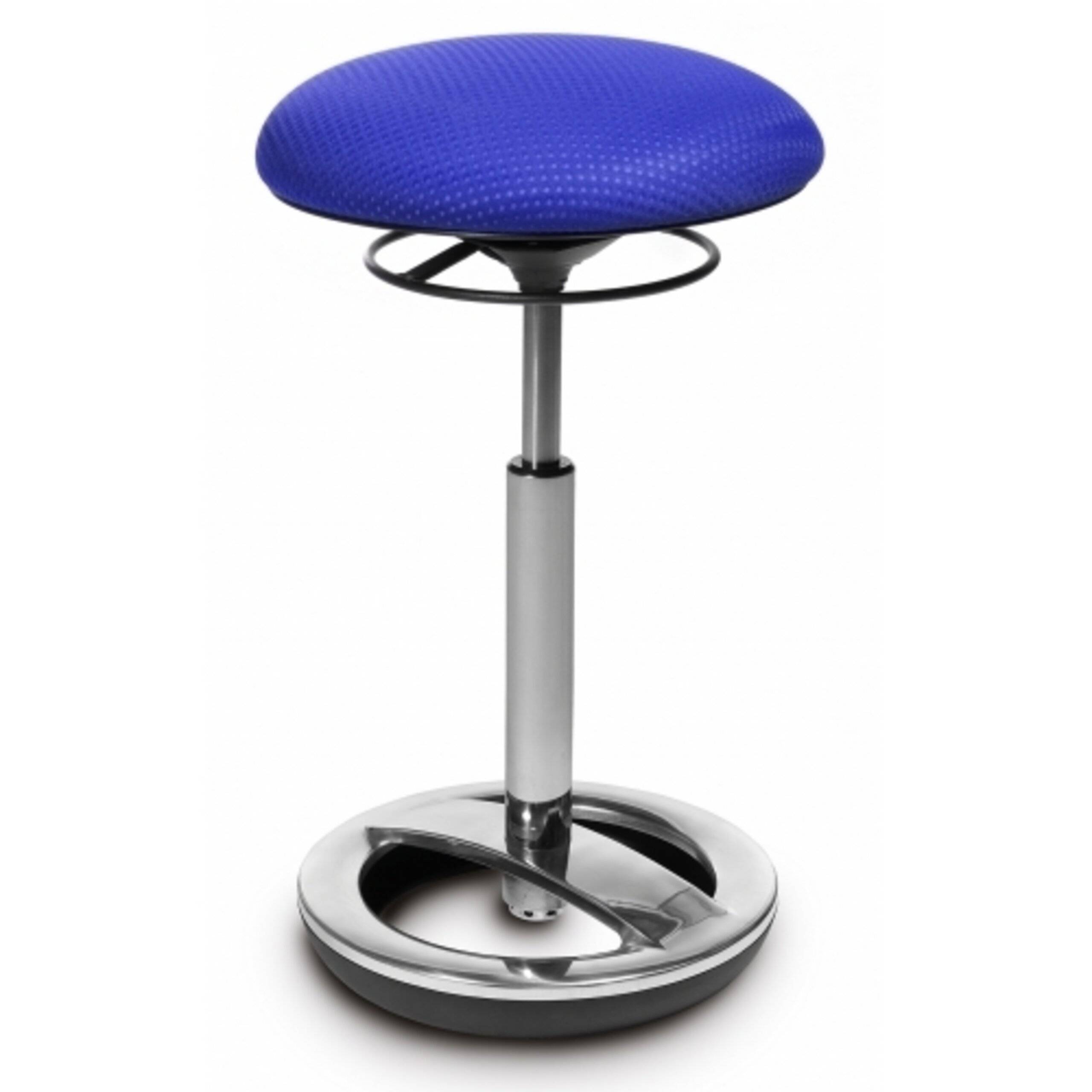 Topstar Wellnessstuhl Hocker SITNESS HIGH BOB chrom blau-0