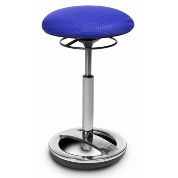 Topstar Wellnessstuhl Hocker SITNESS HIGH BOB chrom blau
