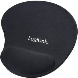 Image of LogiLink ID0027 Mauspad mit Handballenauflage Ergonomisch Schwarz (B x H x T) 195 x 3 x 230 mm