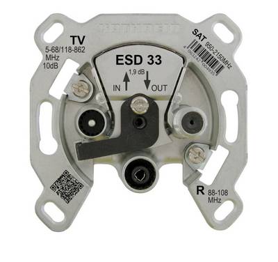 1St. Kathrein ESD33 BK/SAT Durchschleifdose