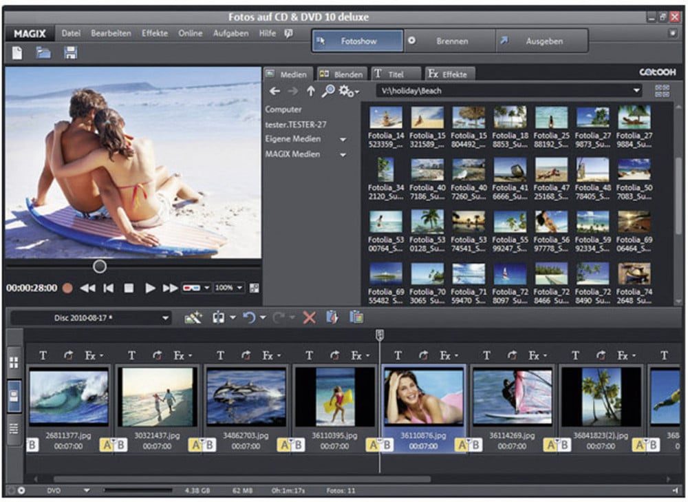 Magix Fotos Auf Cd & Dvd 10 Deluxe Windows 10