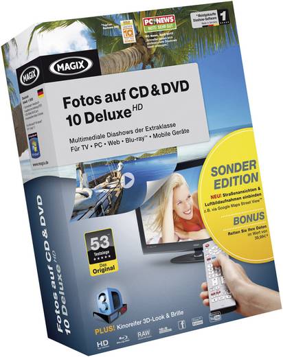Magix Fotos Auf Cd & Dvd 10 Deluxe Windows 10 MAGIX Fotos auf CD & DVD 10 Deluxe HD Sonderedition kaufen