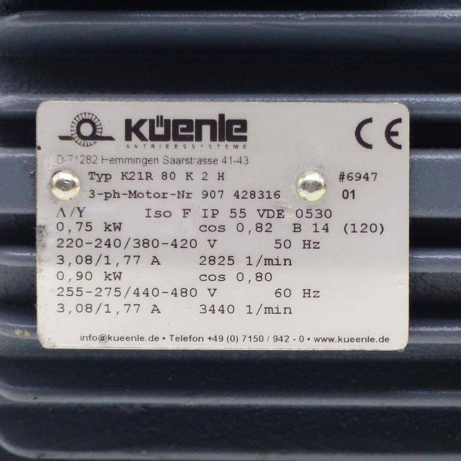 Küenle Drehstrommotor (K21R 80 K 2 H)-1