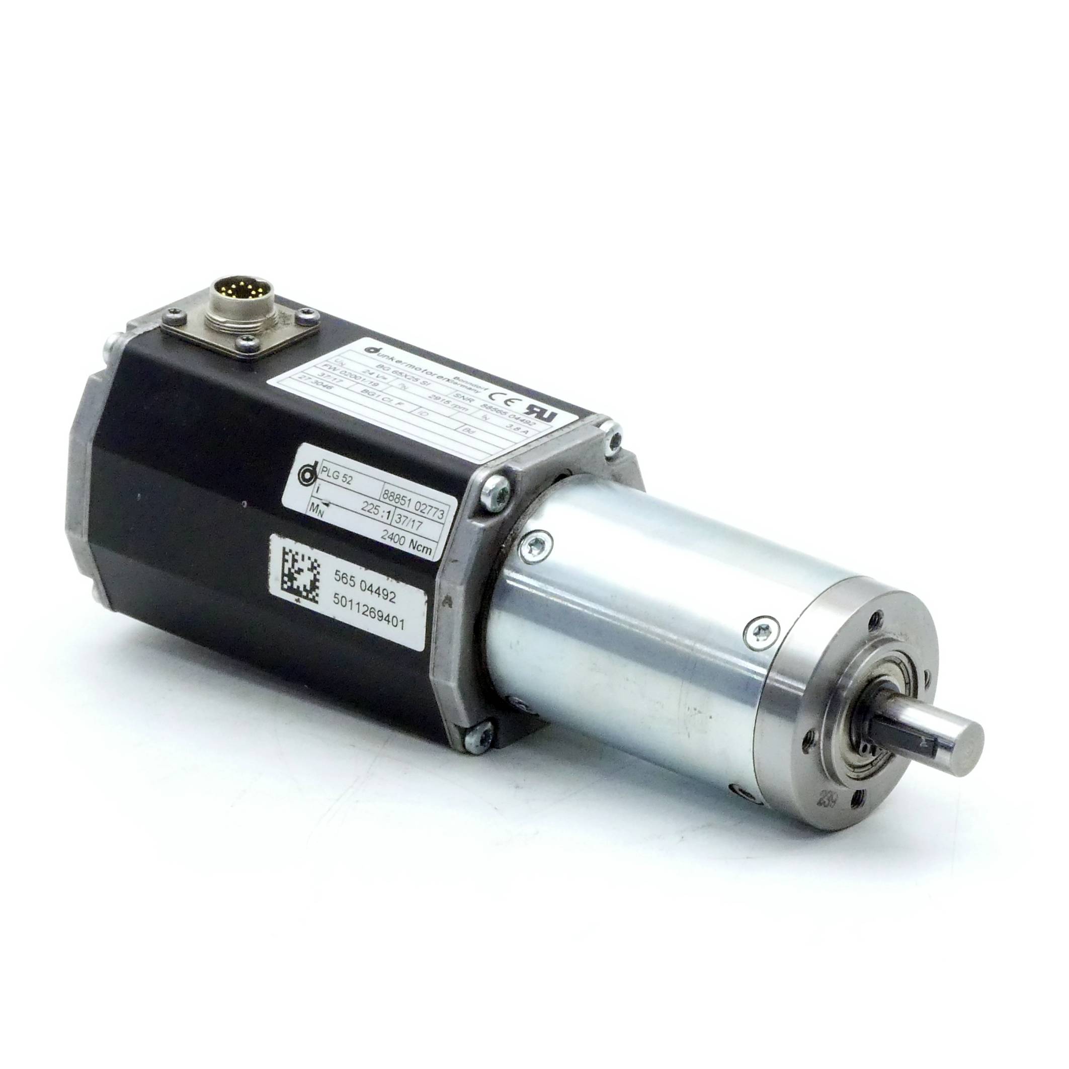 Dunkermotoren Bürstenloser DC-Motor mit integriertem Drehzahlregler (BG 65X25 SI)-0