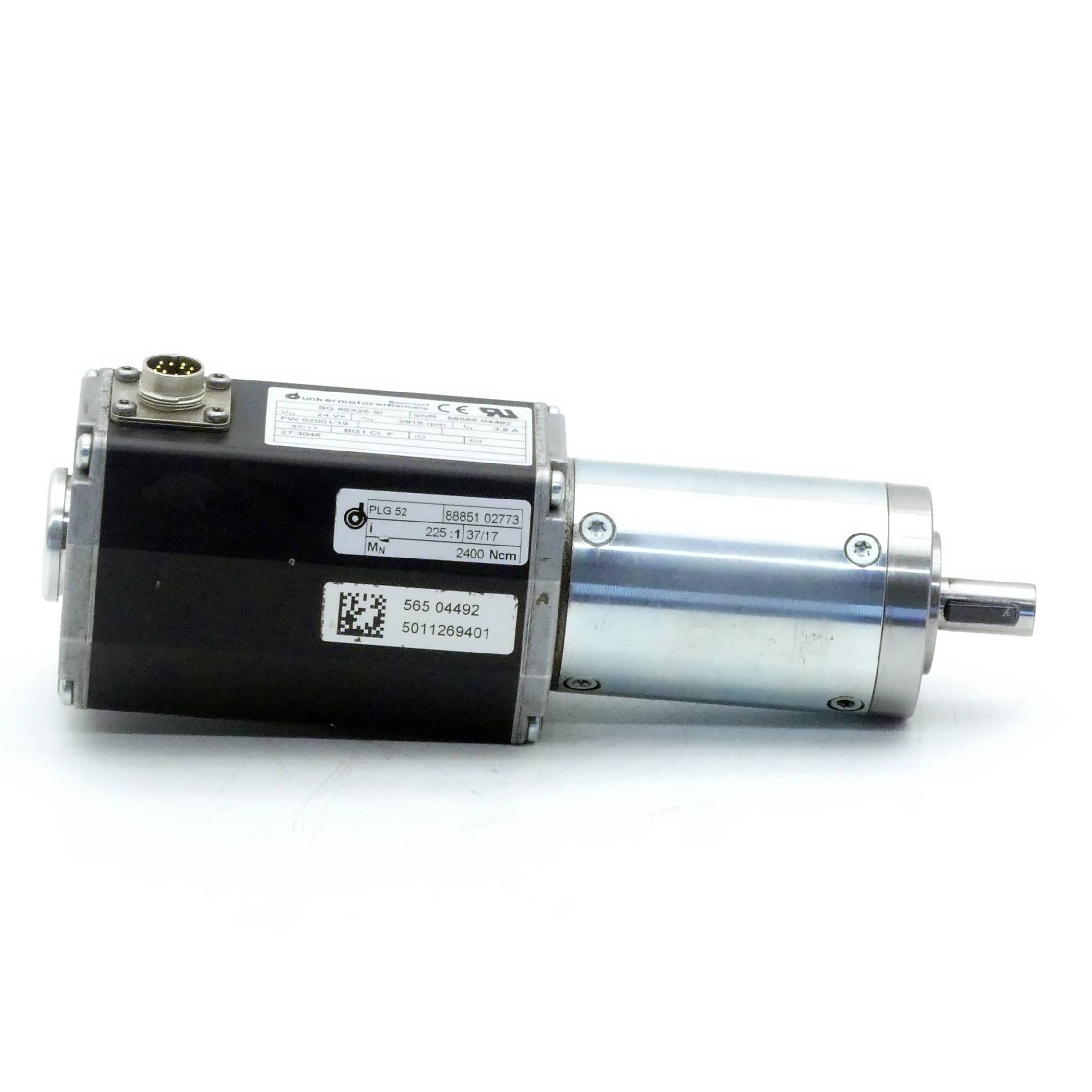Dunkermotoren Bürstenloser DC-Motor mit integriertem Drehzahlregler (BG 65X25 SI)-2