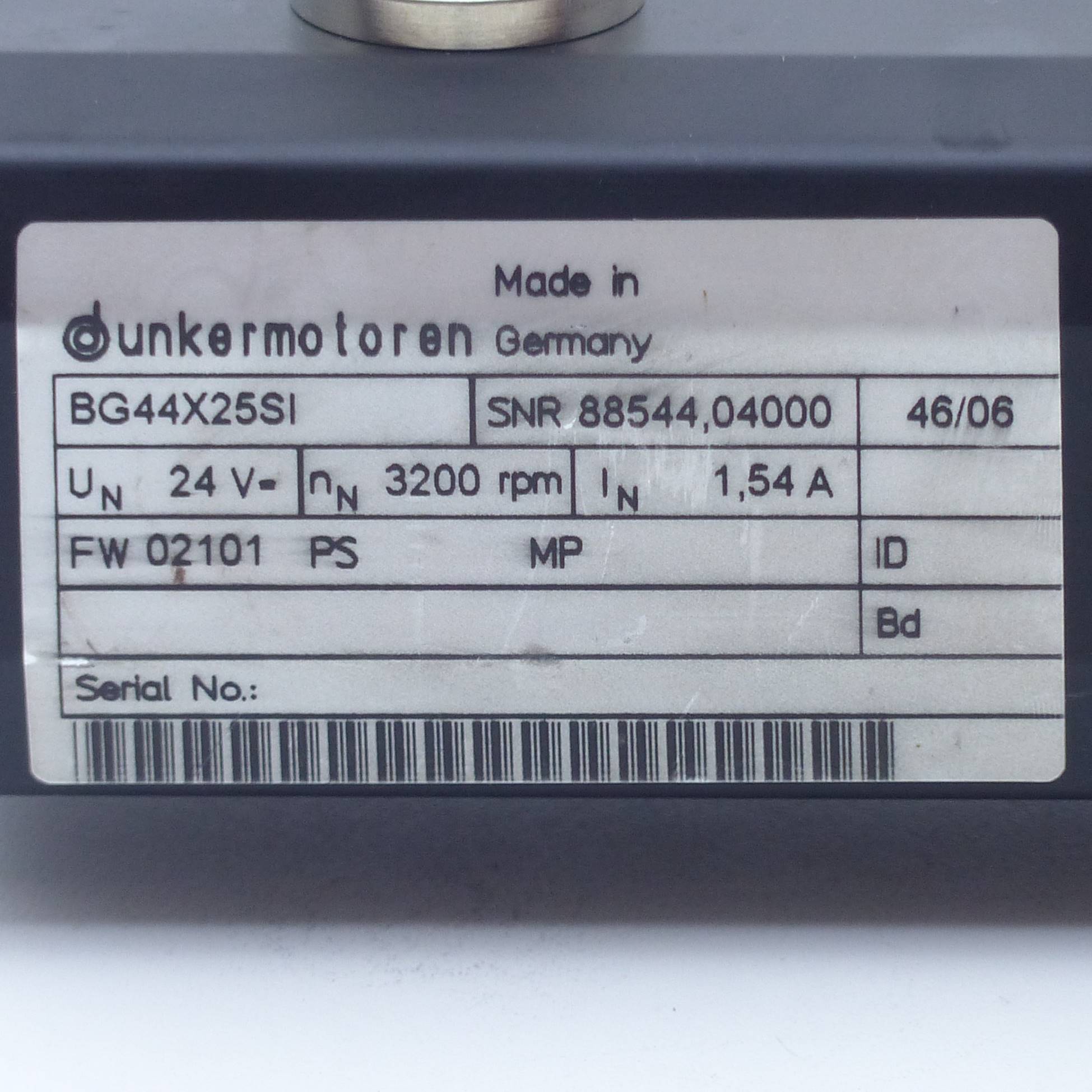 Dunkermotoren Getriebemotor mit PLG52 (BG44X25Sl)-1