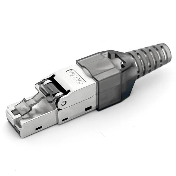hb-digital Stecker CAT 6a Netzwerkstecker LSA Vergoldete RJ45 Pins