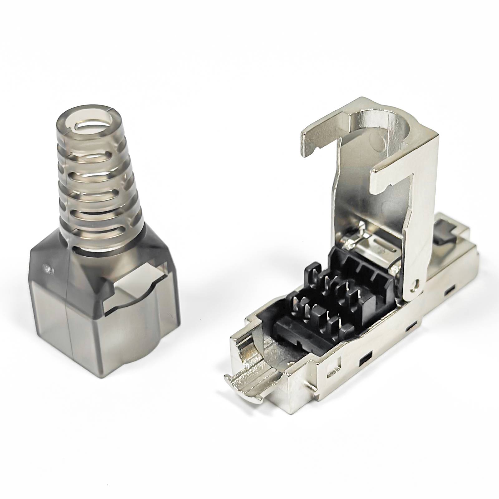 hb-digital Stecker CAT 6a Netzwerkstecker LSA Vergoldete RJ45 Pins-2