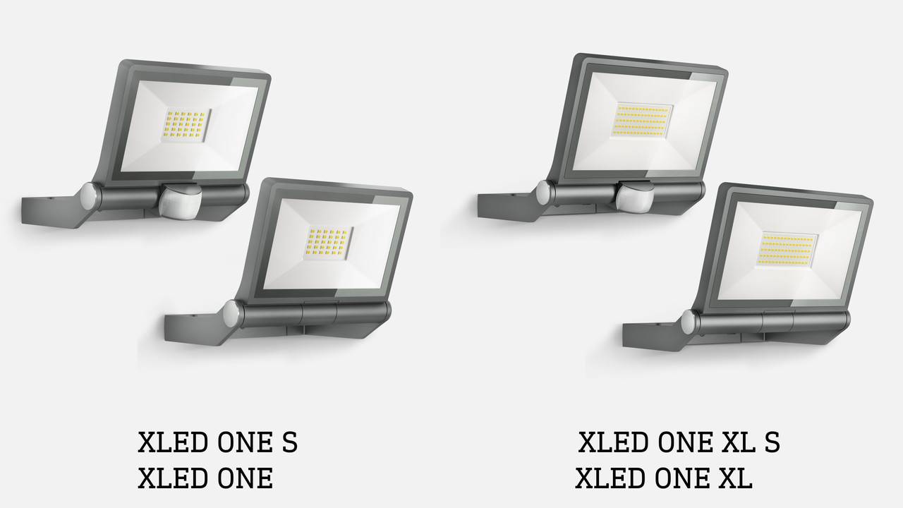 Steinel LED Strahler XLED ONE XL S weiß mit Bewegungsmelder 42,6W Fluter 4200 lm Außenstrahler schwenkbar warmweiß-5
