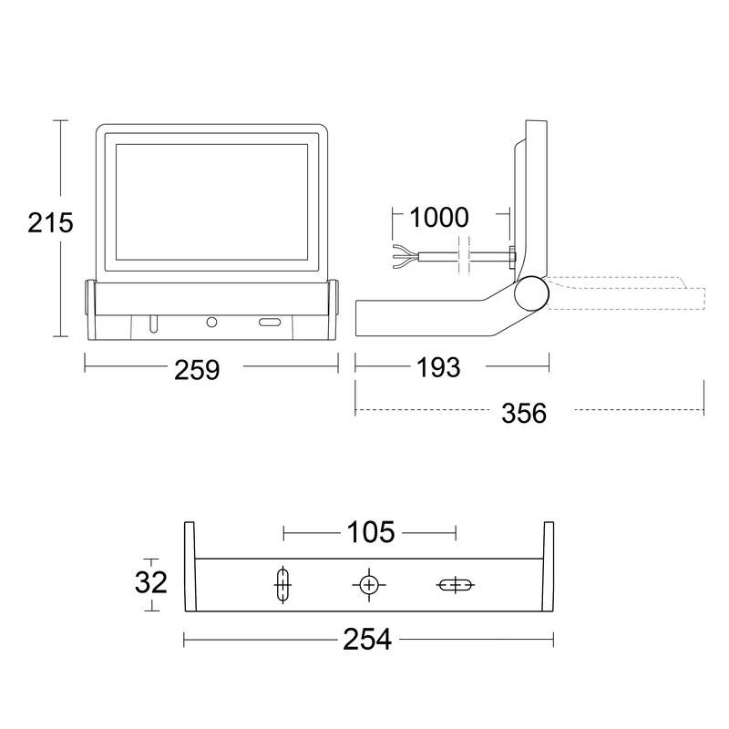 Steinel XLED ONE XL WS 065232 LED-Außenstrahler EEK: F (A - G) 42.6 W Leuchtfarben: Warmweiß-3