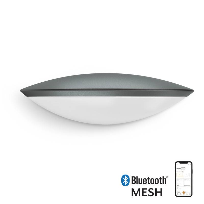 Steinel L 825 SC ANT 059903 LED-Außenwandleuchte mit Bewegungsmelder LED LED fest eingebaut 9.7 W Anthrazit-1