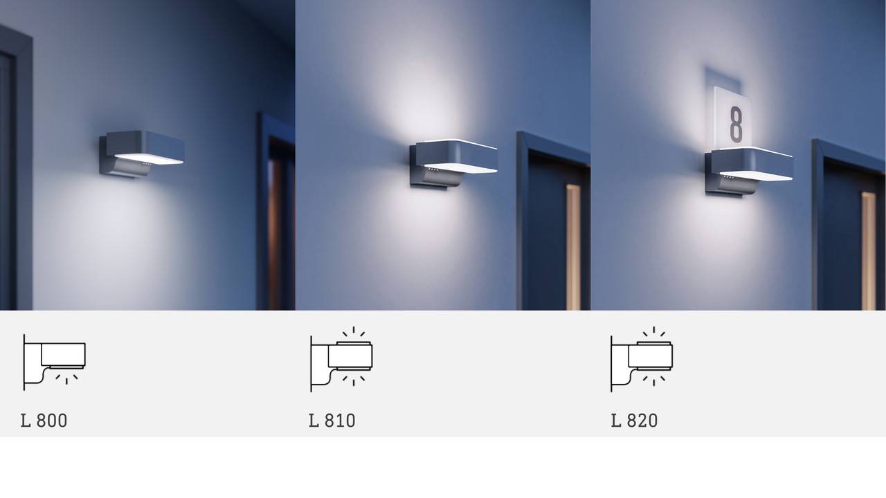 Steinel L 820 SC ANT 065713 Außenwandleuchte mit Bewegungsmelder LED ohne 9.8 W Anthrazit-6