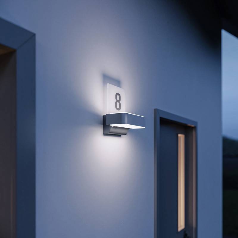 Steinel L 820 SC ANT 065713 Außenwandleuchte mit Bewegungsmelder LED ohne 9.8 W Anthrazit-1