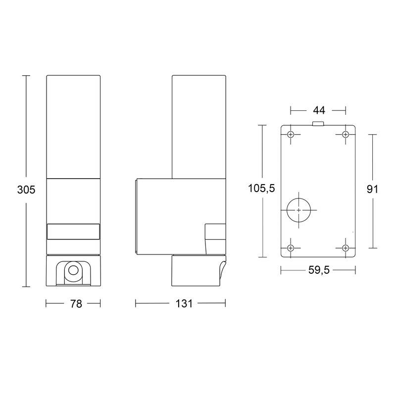 Steinel Kameraleuchte L 620 CAM SC anthrazit LED Außenwandleuchte Bewegungsmelder Sicherheitskamera Gegensprechanlage-4